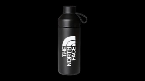 The North Face Logo Water Bottle Black