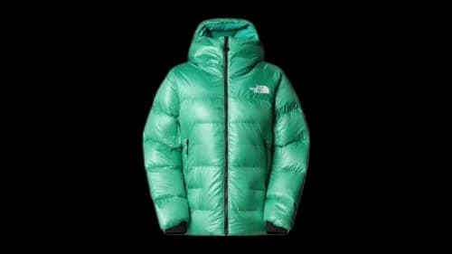 The North Face Summit Pumori Down Parka Jacket Nebula Green