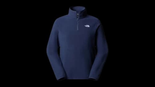 The North Face Glacier Fleece 1/4 Zip Hoodie Summit Navy