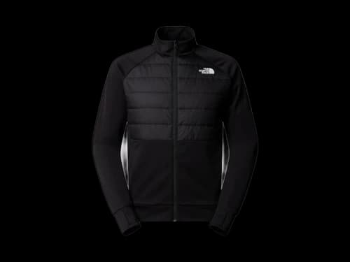 The North Face M Reaction 2.0 Fleece Hybrid Full Zip Jacket Black