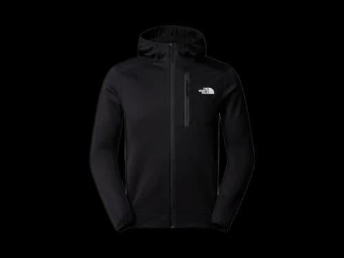 The North Face M Mountain Athletics Fleece Full Zip Hooded Jacket Black