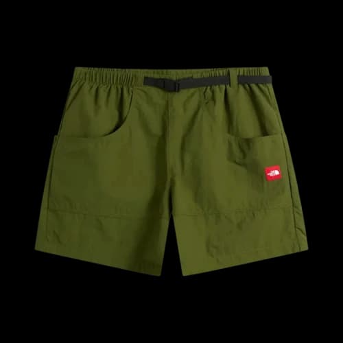The North Face Red Box Nylon Belted Shorts 'Woodland Green'