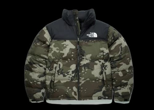 The North Face 1996 Retro Novelty Nuptse Packable Jacket (Asia Sizing) Khaki Camo