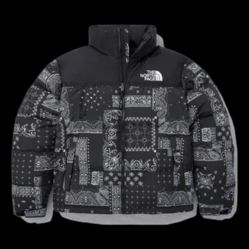 THE NORTH FACE 1996 Nuptse Black Pattern