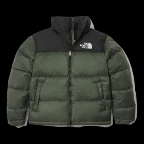 THE NORTH FACE FW221996 Eco Nuptse Jacket Asia Sizing 'Green Black'