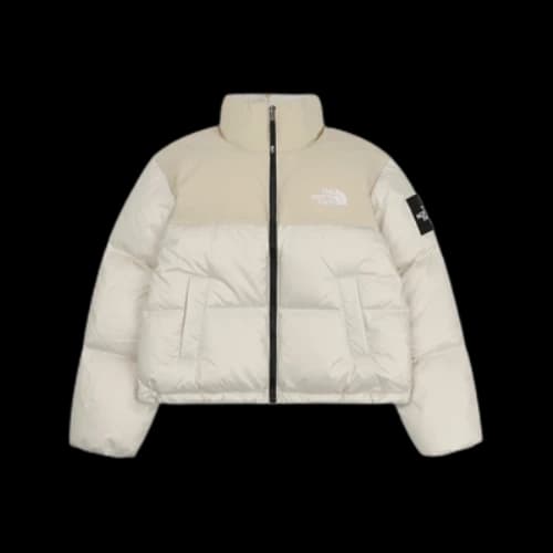 The North Face White Label Novelty Nuptse Down Jacket Asia Sizing 'Cream' (Women's)