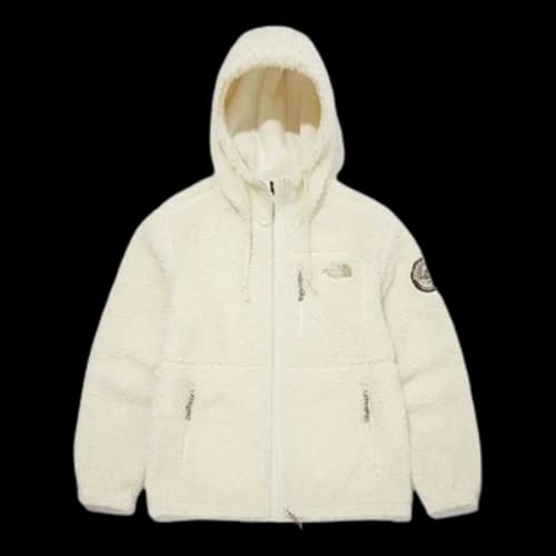 THE NORTH FACE Fleece Hoodie Jacket 'White'