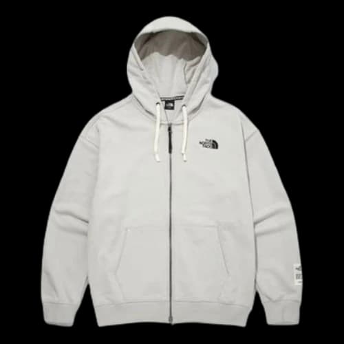 THE NORTH FACE FW21 Logo Full Zip Hooded Jacket 'Grey'