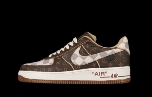 Nike Air Force 1 Low Louis Vuitton Monogram Brown Damier Azur