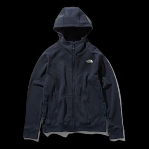 THE NORTH FACE Color Heathered Fleece Wool Zipper Hooded Jacket Japanese version Navy Blue