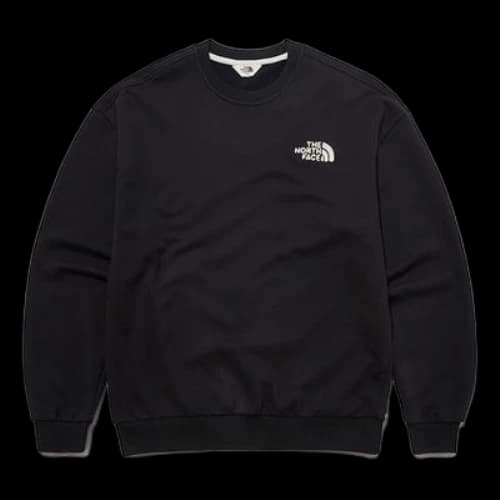 THE NORTH FACE Logo Cotton Basic Sweater 'Black'