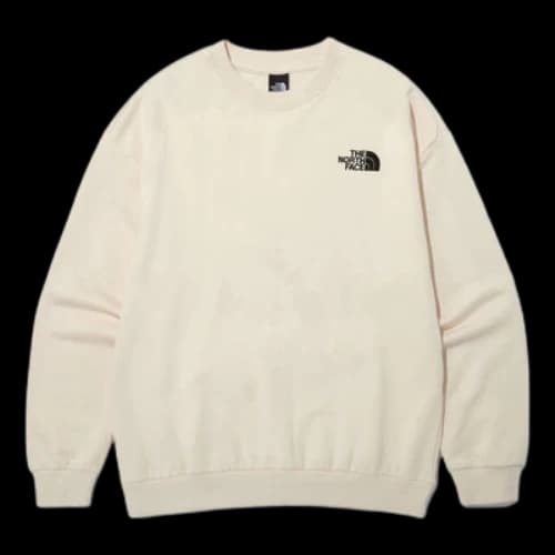 THE NORTH FACE Logo Essential EX Sweatshirt 'Beige'