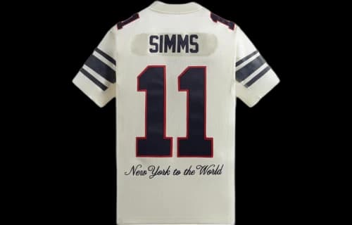 Kith For The NFL: Giants Mitchell & Ness Phil Simms Jersey 'Sandrift'