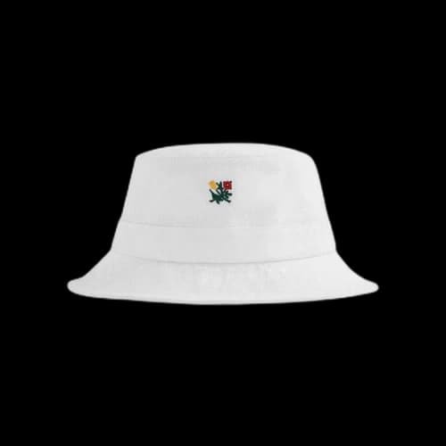 Aimé Leon Dore Brushed Floral Crest Bucket 'White'