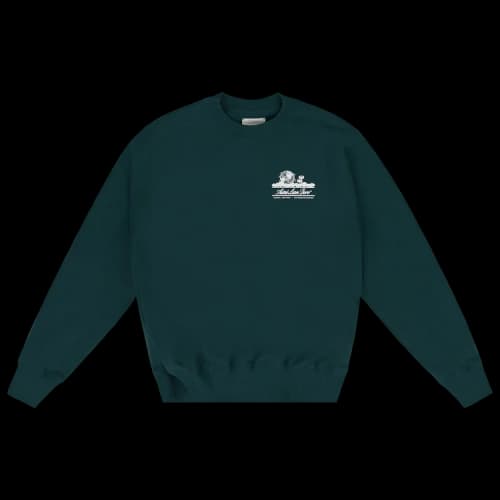 Aimé Leon Dore Unisphere Crewneck Sweatshirt 'Green'