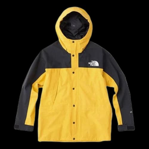 THE NORTH FACE mountaineering Windproof Jacket Black Yellow