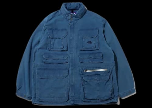 The North Face Purple Label Indigo Field Jacket Indigo Bleach