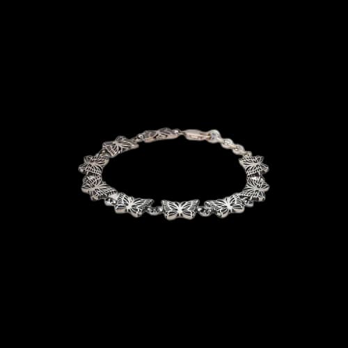 Needles Peace Coin Bracelet 'Silver'