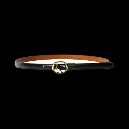 Needles Peace Buckle Narrow Belt 'Black'