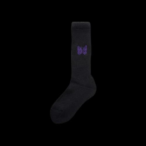 Needles Pile Socks 'Black'