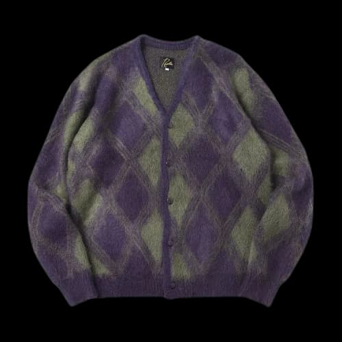 Needles Mohair Cardigan 'Purple'