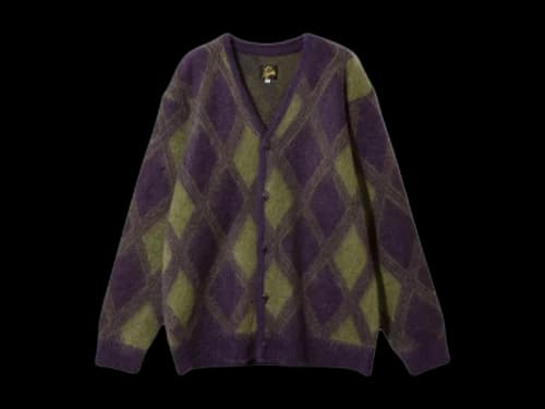 Needles Mohair Cardigan Argyle