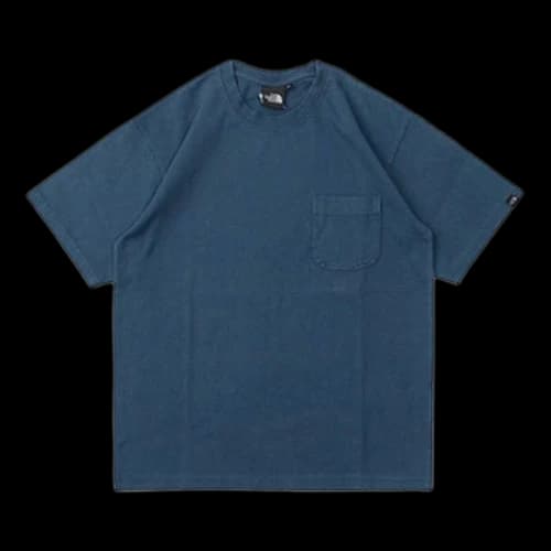 THE NORTH FACE Heavy Washed Pocket Short Sleeve Unisex Blue