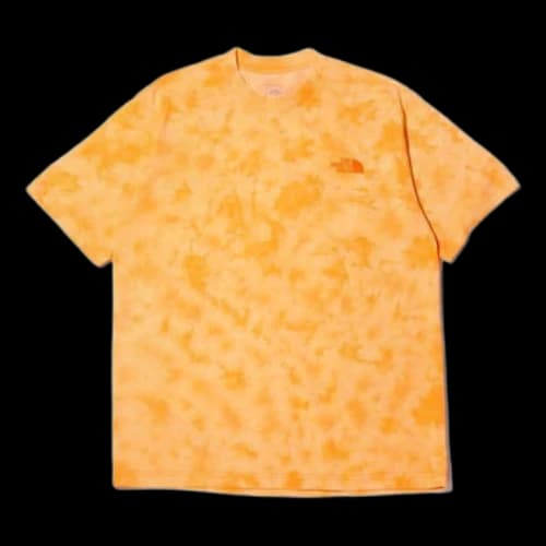 THE NORTH FACE S/S Tie Dye Round Neck Short Sleeve Orange