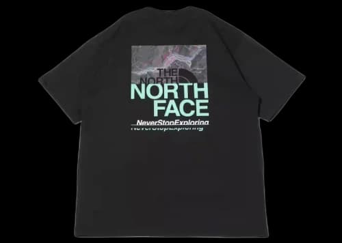 The North Face Half Switching Logo Tee Black