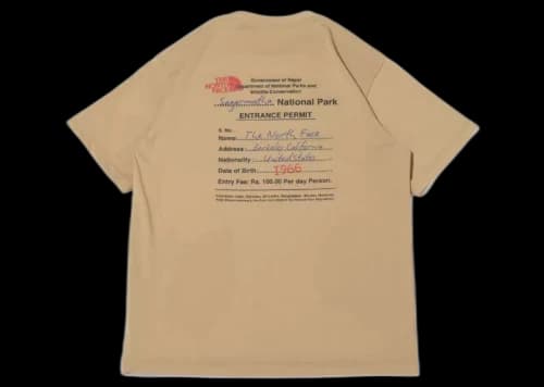 The North Face Entrance Permission Tee Kelptan