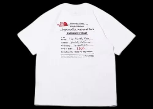 The North Face Entrance Permission Tee White