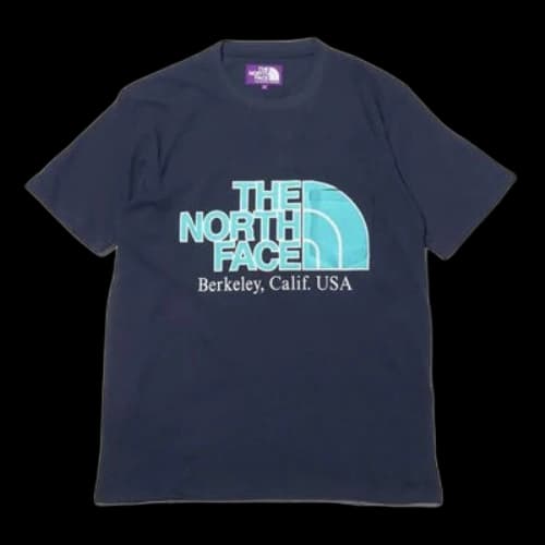 THE NORTH FACE PURPLE LABEL Logo Short Sleeve Unisex Navy Blue
