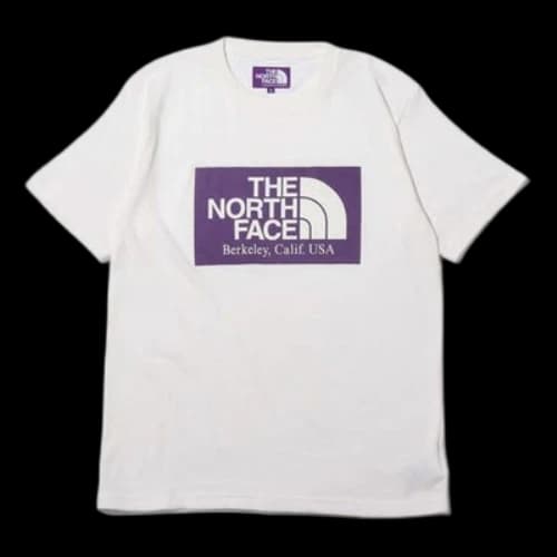 THE NORTH FACE Unisex PURPLE LABEL Short-sleeved White