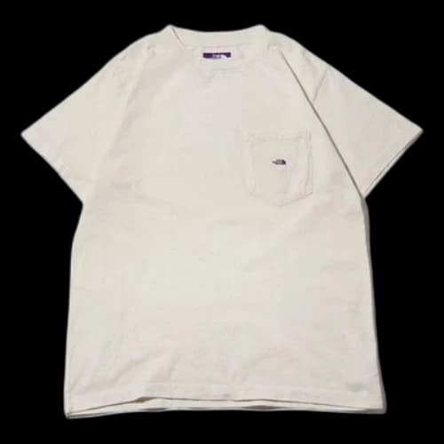 THE NORTH FACE PURPLE LABEL 7OZ H/S POCKET TEE Logo Tee