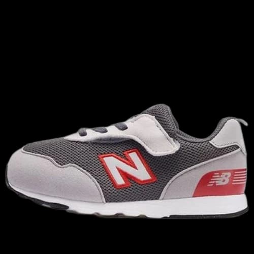 (TD) New Balance 515 Hook & Loop Shoes 'Grey Red'