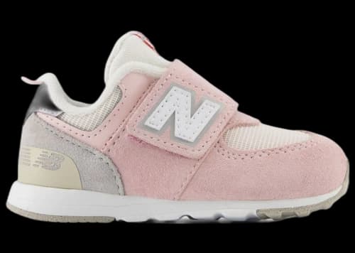 New Balance 574 Hook and Loop Shell Pink Rain Cloud (TD)