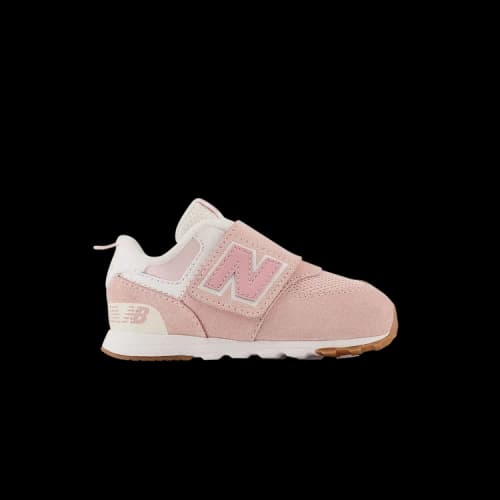 New Balance 574 New-B Hook & Loop Toddler X-Wide 'NB Athletics - Crystal Pink'