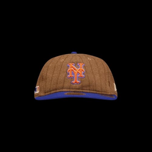 Museum of Peace & Quiet NY Mets Wool Pinstripe Hat 'Brown/Blue'