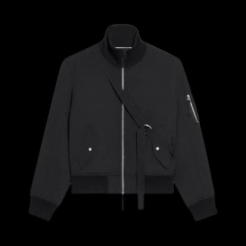 Helmut Lang Seatbelt Bomber Jacket 'Black'