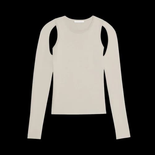 Helmut Lang Cutout Crew 'Sand'