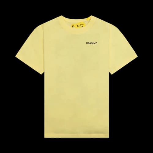 Off-White Rubber Arrow Short-Sleeve Tee 'Yellow/Black'