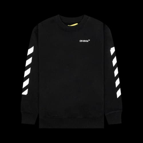 Off-White Rubber Arrow Crewneck 'Black/White'