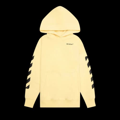Off-White Rubber Arrow Hoodie 'Yellow/Black'