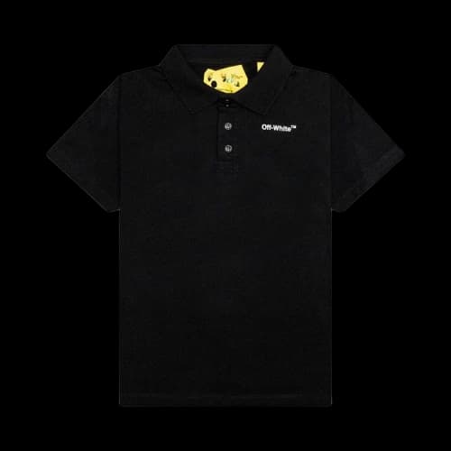 Off-White Rubber Arrow Short-Sleeve Polo 'Black/White'