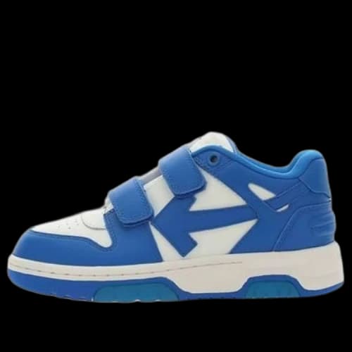 Off-White Out Of Office Leather Sneakers 'Blue White' (Women's)