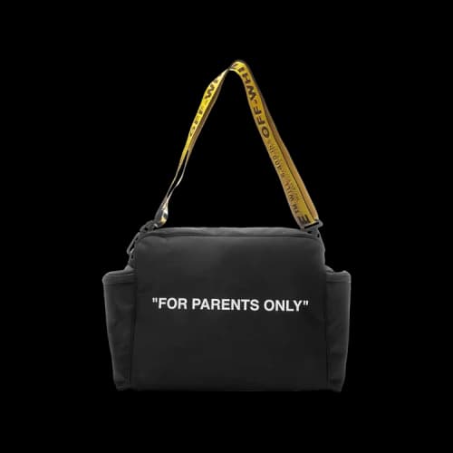 Off-White For Parents Only Mama Bag 'Black/Yellow'