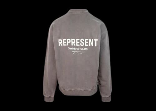 Represent Felpa Polo Owners Club Grigia Polo Grey