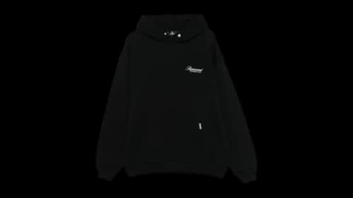 Represent Club Script Hoodie Black