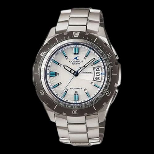 CASIO OCEANUS Series Automatic Sports Watch Mens Silver Analog