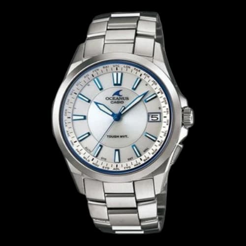 CASIO Stainless Steel Strap White Analog